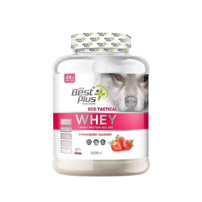 BPN Best Plus Nutrition Eco Tactical Whey 2000 Gr (Çilek Gurme) Protein Tozu